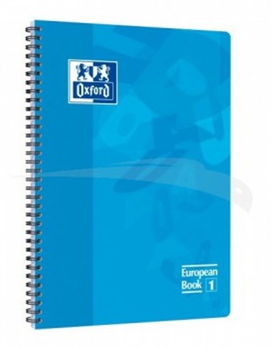 CAHIER OXFORD EUROPEAN BOOK SEYES A4 5/5 90 G LOT DE 5