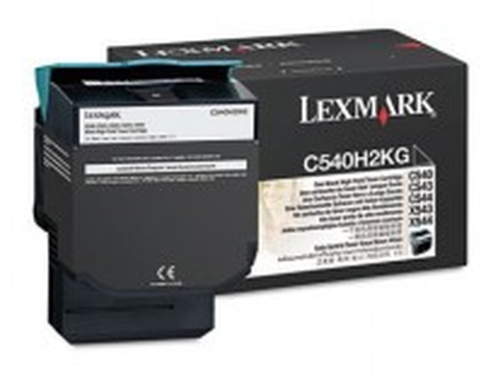 C54x, X54x TONER noir haute capacité (2,5K) (C540H2KG)