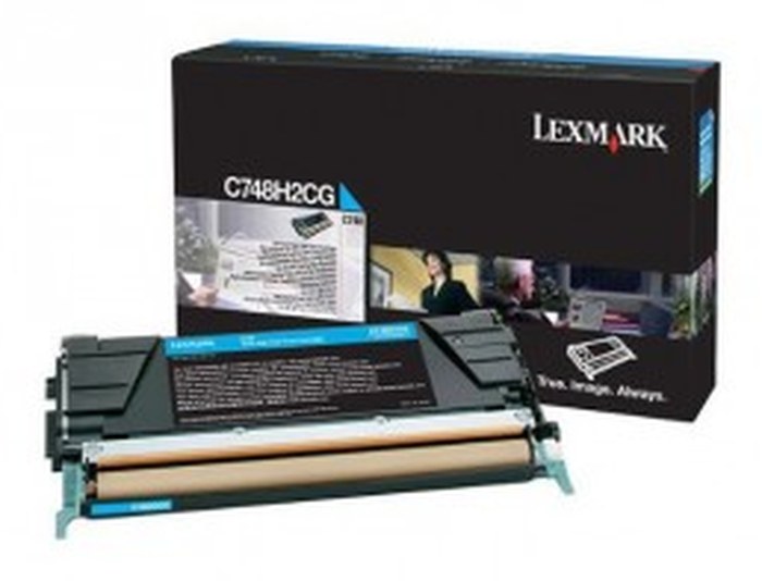 C748 TONER Cyan haute capacité (10K) (C748H2CG)