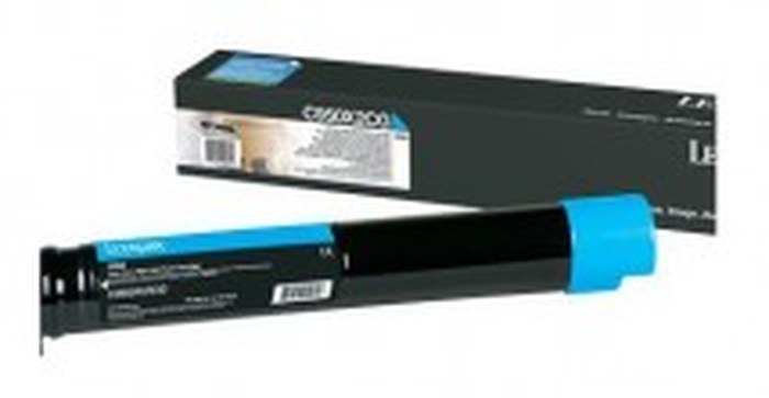 Cartouche cyan Lexmark très haute capacité C950 (C950X2CG)