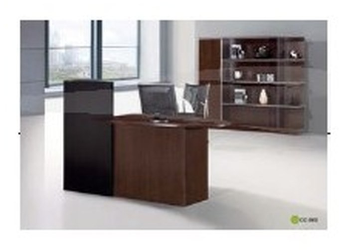 Comptoir de réception 1400W*750D*1150H Wenge