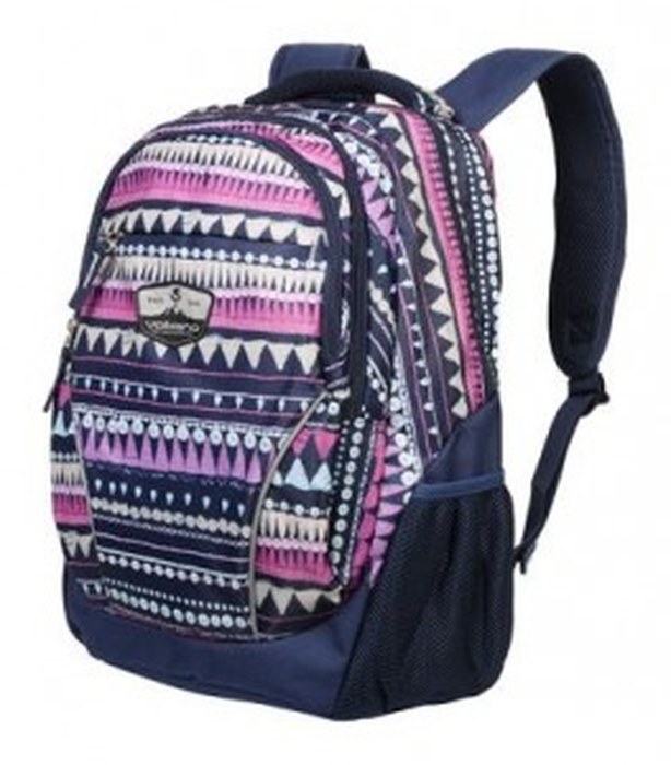 Sac à Dos VOLKANO /Série SUPER USER champ Aztec /22 L /Bleu
