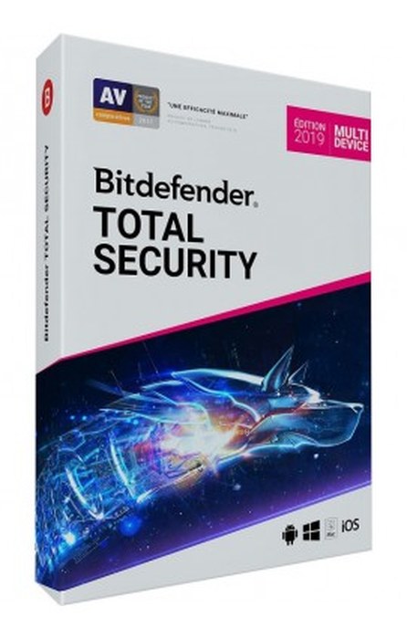 Bitdefender Total Security 2019 1 AN 3 PC