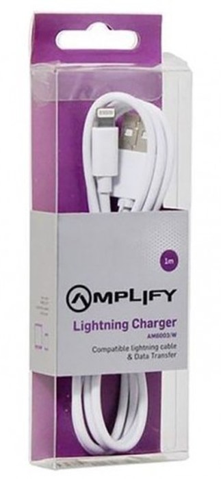 Cable AMPLIFY /Blanc /Lightning /1m