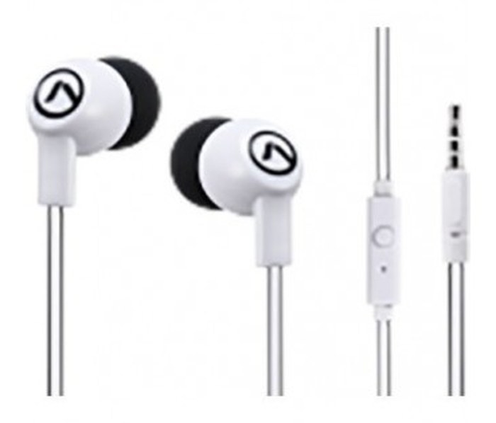 Ecouteurs AMPLIFY /Micro /Blanc-Noir
