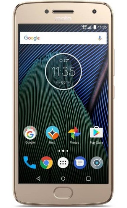 Motorola Moto G5 Plus /Gold /5,2 /LCD IPS /3 Go /32 Go /5 Mpx - 12 Mpx /Octa-Core /2 GHz /3000 mAh