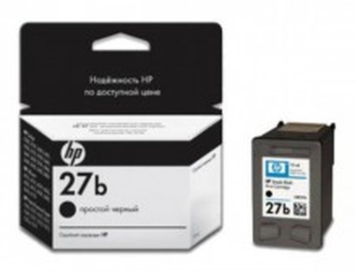 HP 27b Simple Black Inkjet Print Cartridge C8727BE