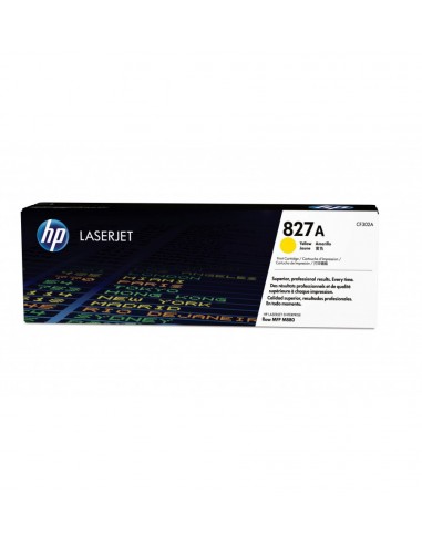 HP 827A Yellow LaserJet TonerCartridge (CF302A)