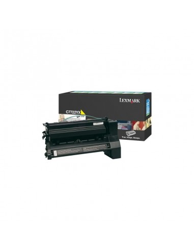C772, X772e TONER Jaune très haute capacité (15K) (C7722YX)