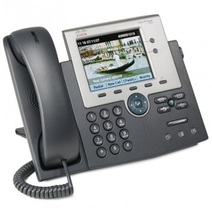 Téléphone VoIP Cisco Unified 7945G avec Écran TFT 5\" - PoE 2 lignes
