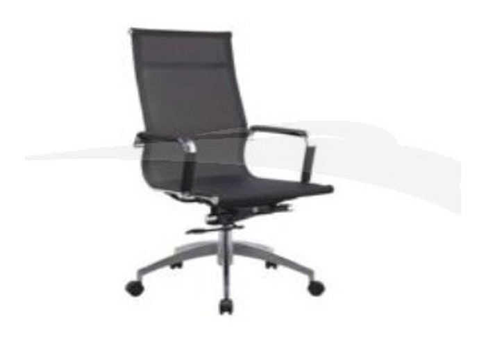 Fauteuil président en mesh noir