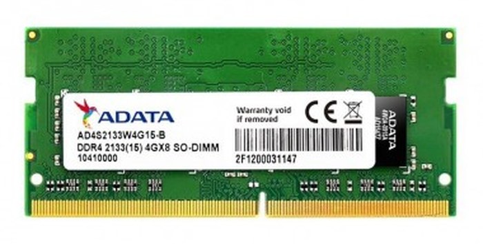 ADATA DDR4SO DIMM2133 1024*816GB15 SINGLE TRAY ADAT_AD4S2133316G1