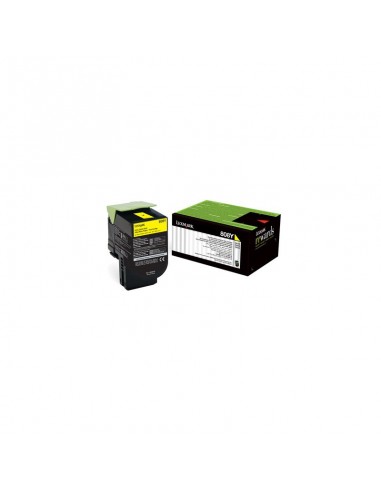 Cartouche de toner Lexmark jaune du Programme de retour - 1000 pages