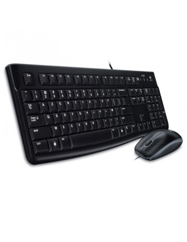 Logitech Desktop MK120 - Ensemble souris + clavier (AZERTY Français)