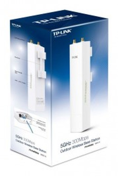WBS510 : TP-LINK STATION CPE WIFI 5GHZ 300 MBPS, 5 KM+ POE