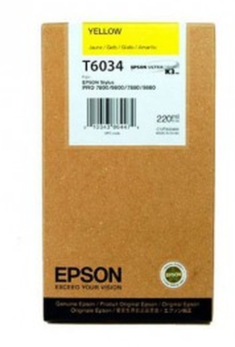 Encre Pigment Jaune SP 7800/7880/9800/9880 (220ml)