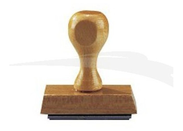 Cachet Formule en bois 62 mm x 20 mm Formule au choix