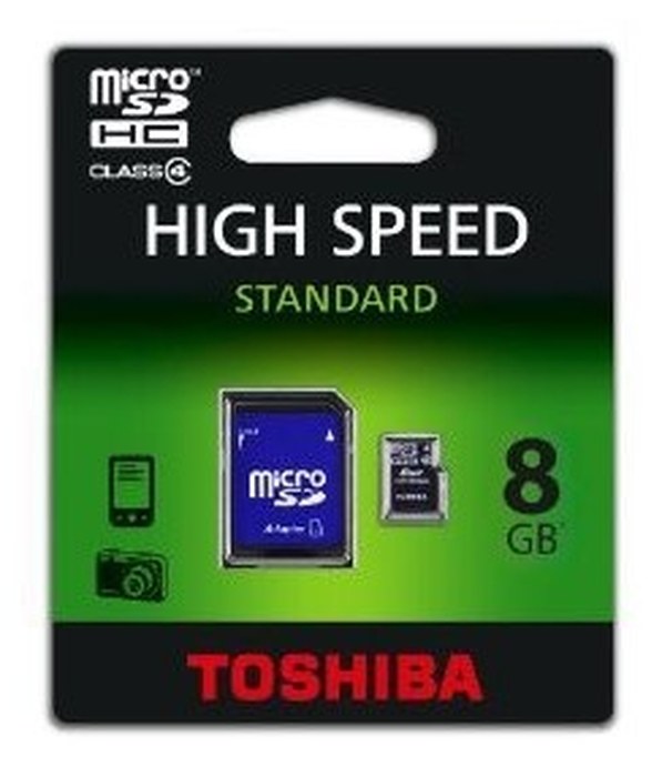 Carte SD Toshiba 8GO +ADP