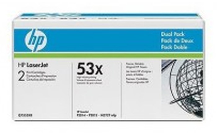 TONER HP LaserJet Q7553X Dual Pack
