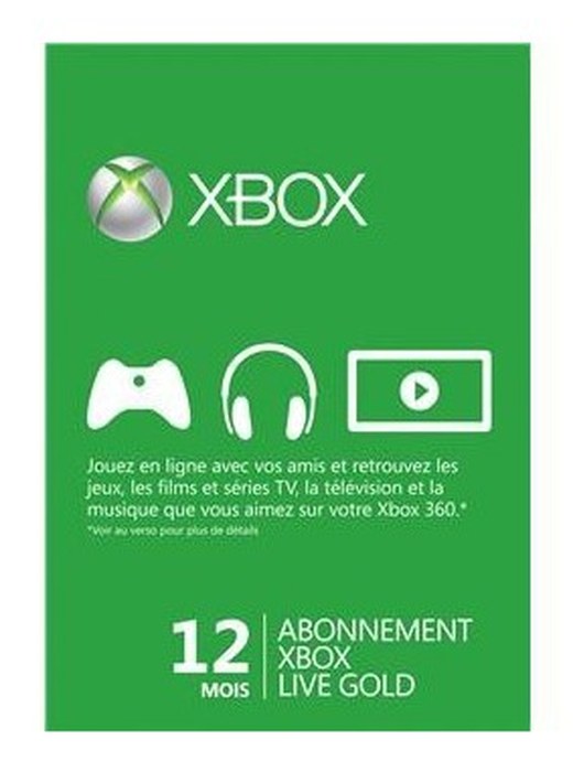 XONE CARTE LIVE 12 MOIS
