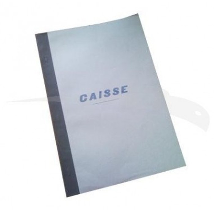 MANIFOLDS \" CAISSE \" - 100 FEUILLES - 21 x 32 cm - Lot de 5 manifolds