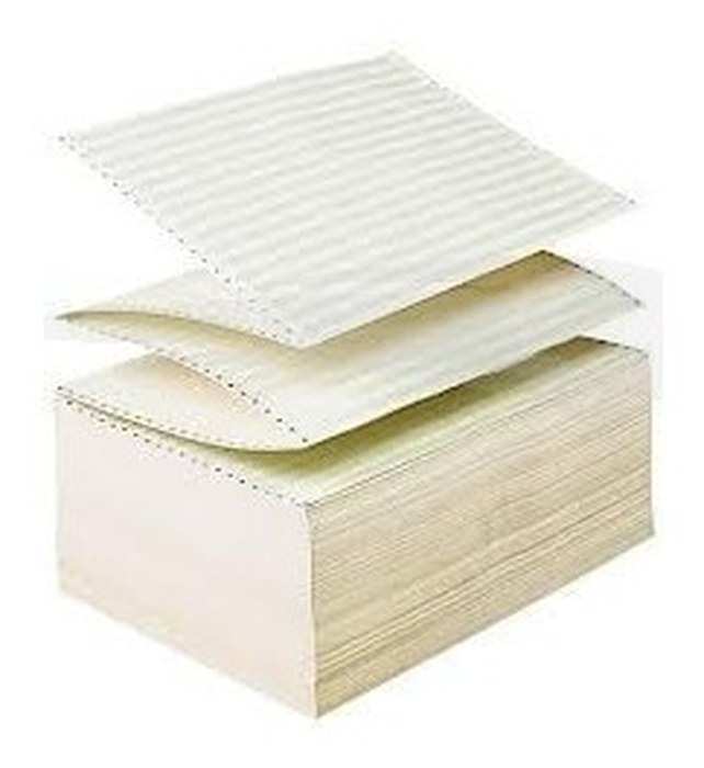 LISTING ZONE AUTOCOPIANT - DUVRAI - 80 COLONNES 11\" - Lot de 500 listings 4 EXEM