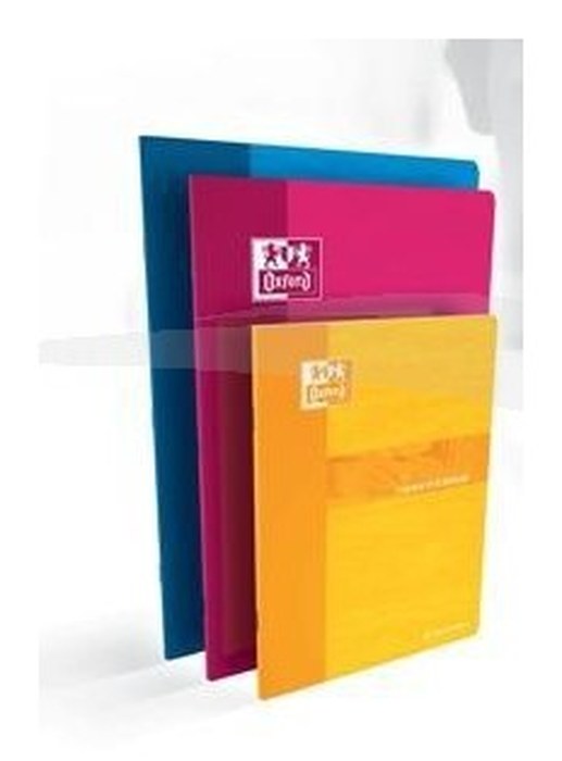 Cahier - Oxford - 140 pages grands carreaux - 24 X 32 cm - Lot de 5 cahiers
