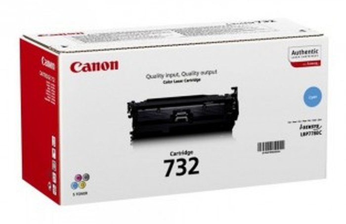 Cartouche de toner Canon 732 Cyan - 6400 Pages