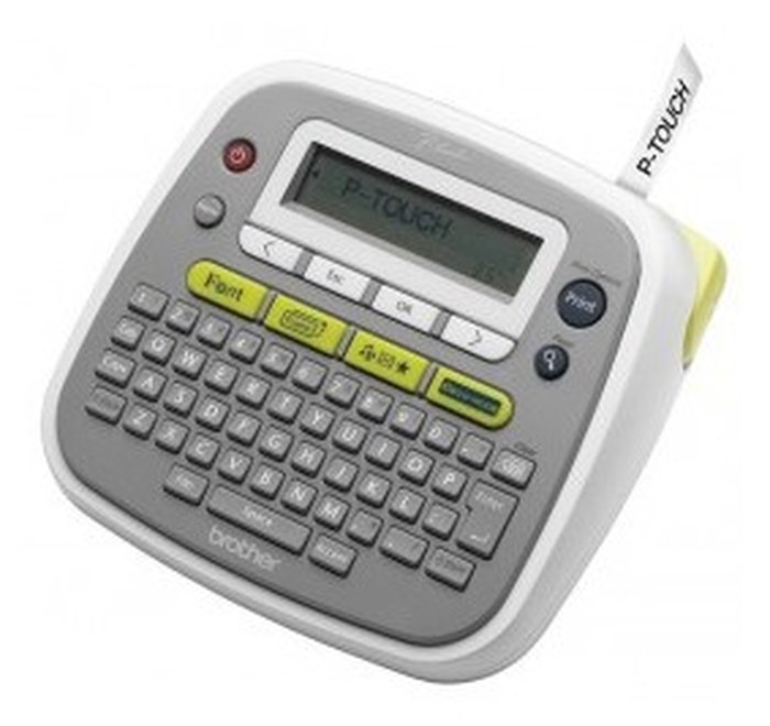 Etiqueteuse portable Clavier AZERTY Rubans TZe jusqu'à 12mm - Coupe manuelle - Mode déco