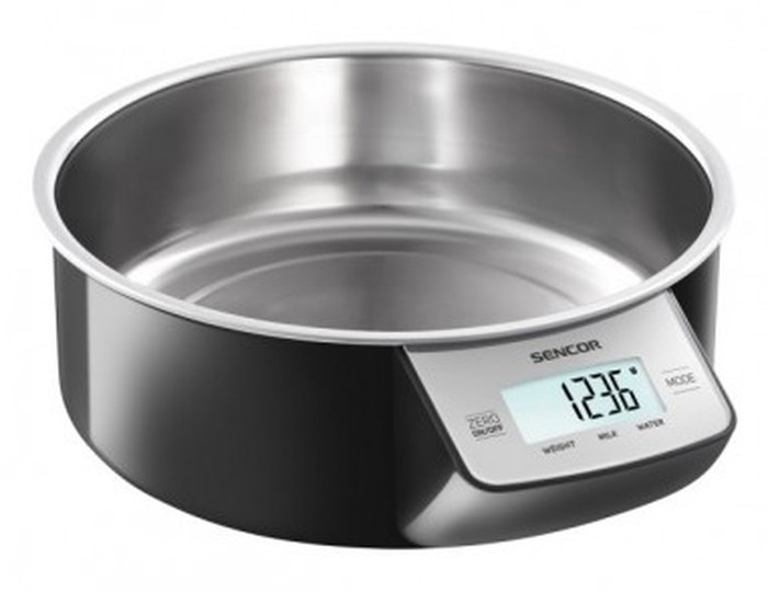 BALANCE DE CUISINE SENCOR RONDE NOIR