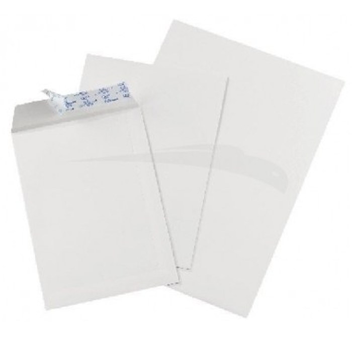500 POCHETTES AUTODEX - UNIPAPEL - BLANC SUPÉRIEUR - 90g - 162 x 229 mm