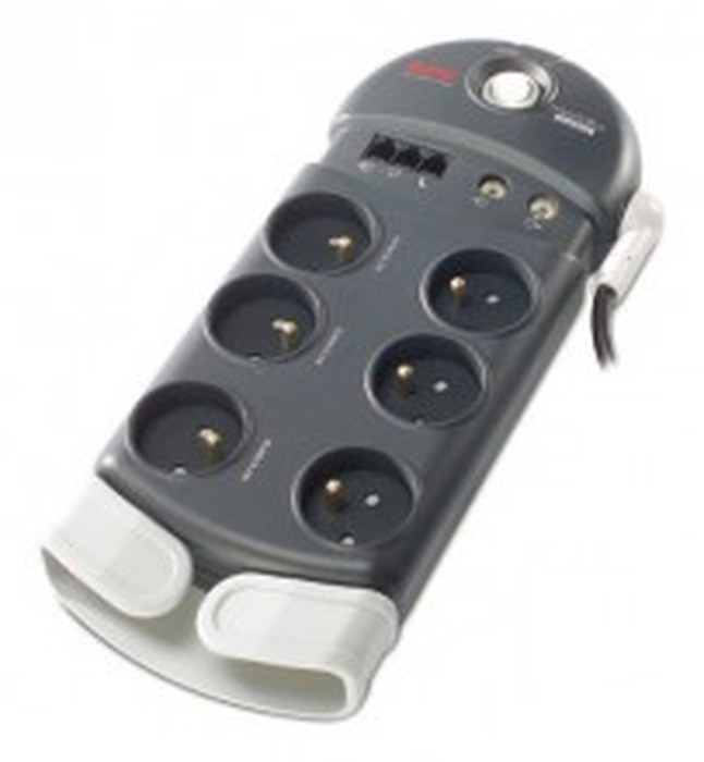 APC Home/Office SurgeArrest 6 prises avec protection Téléphone et TV