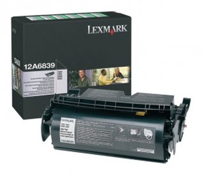 T520, T522 TONER pour étiquettes Noir haute capacité (20K) (12A6839)