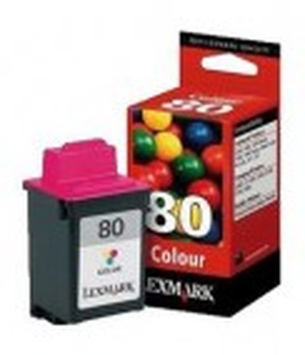 Cartouche Lexmark couleur N 80 (12A1980E)