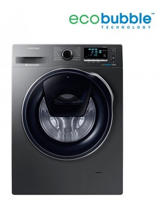 SAMSUNG Machine à Laver ADDWASH ECO BUBBLE 9KG - 1400Tr - Inox - 10 ans de garanties sur le Moteur (DIT)