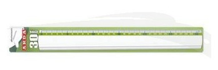 REGLE PLATE - ARDA - ALUMINIUM FLY -30CM - Lot de 5 règles