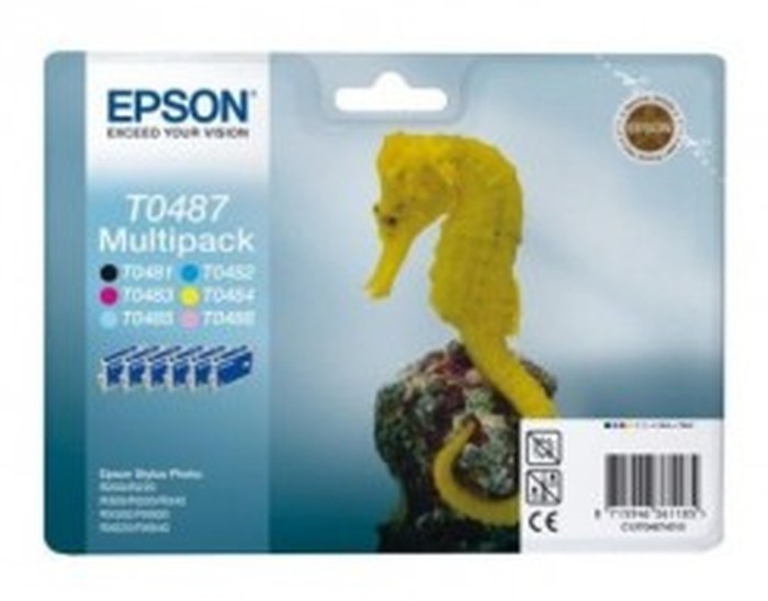 Multipack cartouche d'encre Epson 6 couleurs (C13T04874010)