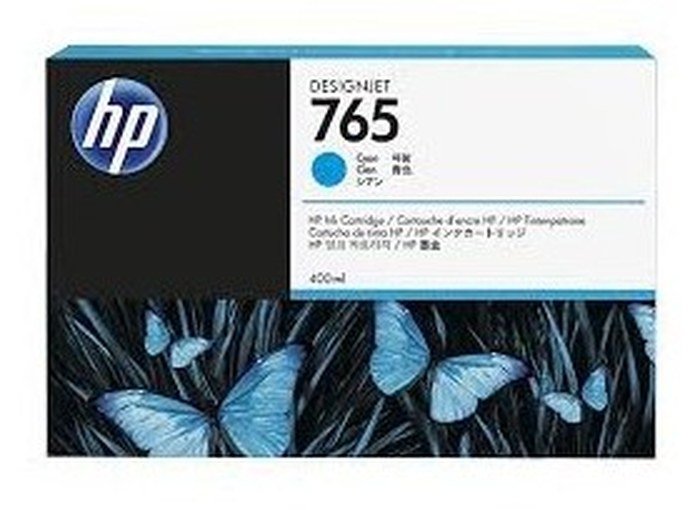 HP 765 400 ml Cyan Ink Cartridge