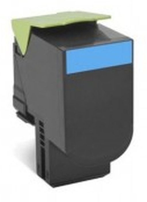 Lexmark 708XC Cyan Extra High Yield Toner Cartridge (70C8XC0)
