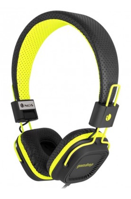 NGS DJ HEADPHONE YELLOW GUMDROP