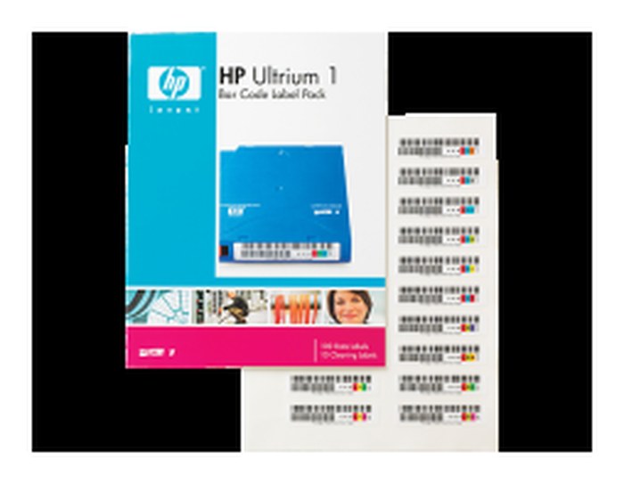 HP ULTRIUM-1 PACK  100 BAR CODE LABELS + 10 BAR C