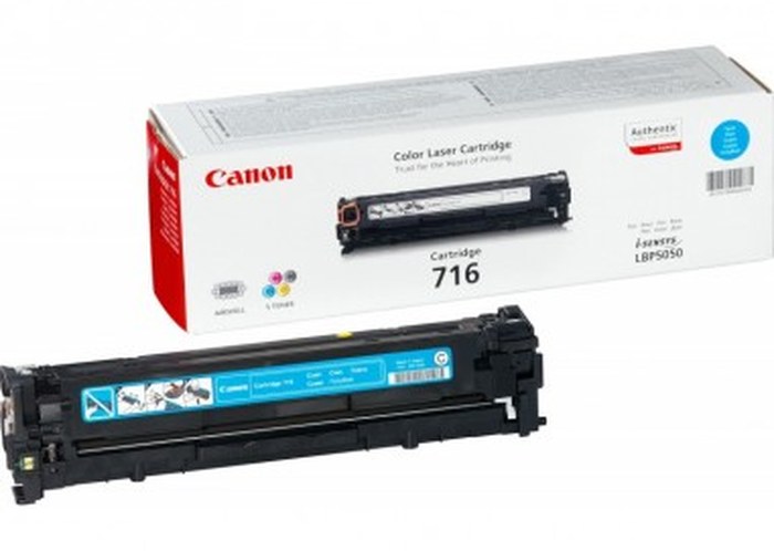 Cartouche de toner Canon 716 Cyan - 1500 Pages