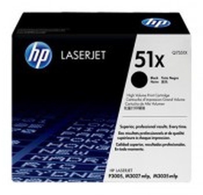TONER HP LASERJET P3005/M3035MFP 13000 PAGES (Q7551X)