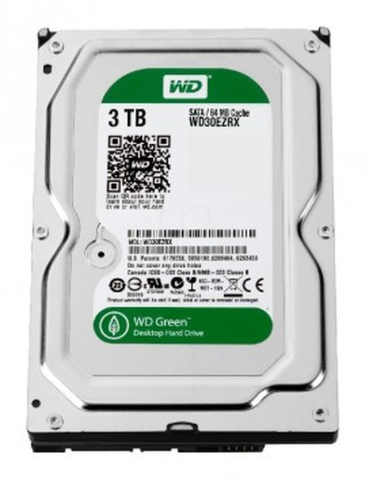 HDD 3TO W.D 3P1/2 SATA (WD30EZRX)