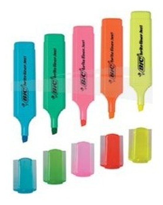 SURLIGNEUR - BIC - BRITE LINER TEXT - Boîte de 12 surligneurs
