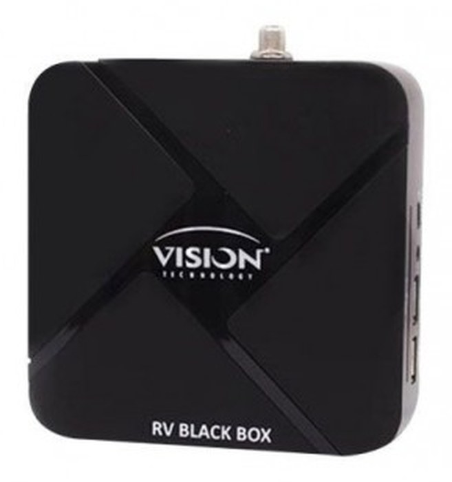 Recepteur VISION Rv Black Box Petit Format H265 /5 ans Red Cam Serveur /Noir