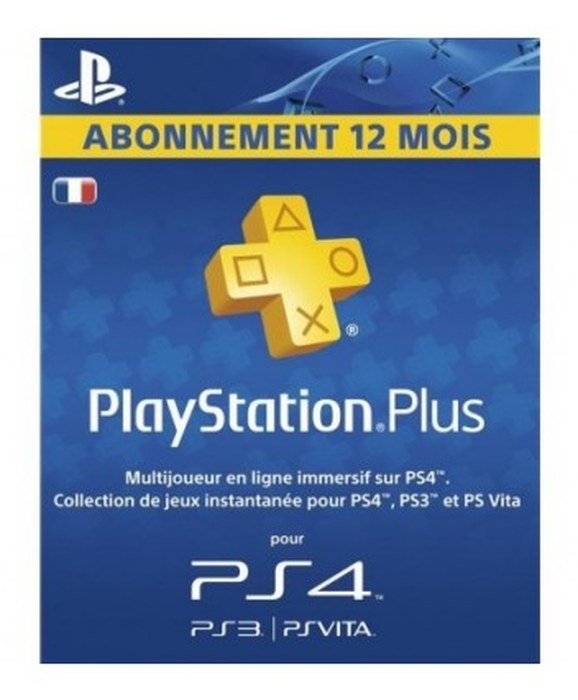 P4 LIVECARDS PS PLUS ABO 12 Mois d'abonnement