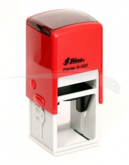 Cachet personnalisable Shiny Printer S-530 32 mm x 32 mm 5 lignes