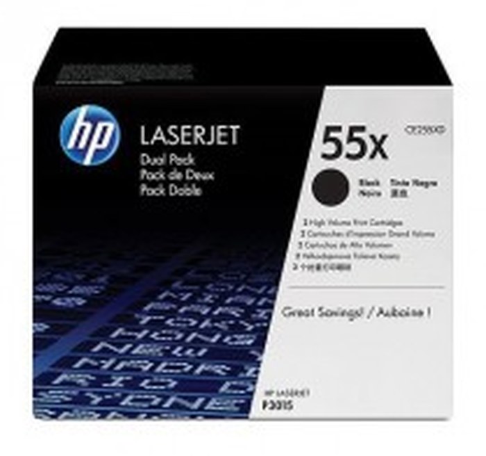 TONER HP LaserJet P3015 Dual Pack Noir