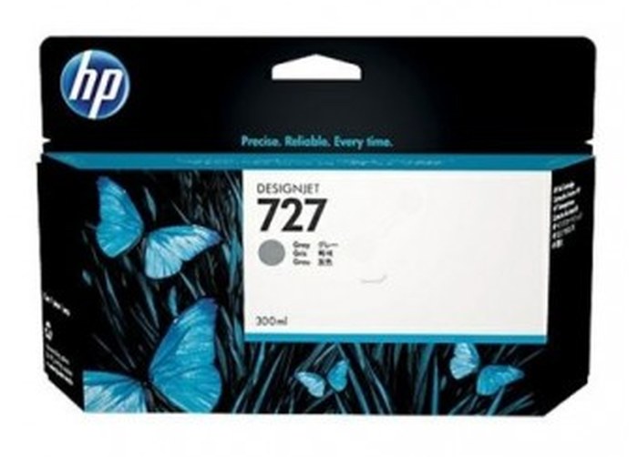 Cartouche d'encre HP 727 DesignJet Ink Cartridge /300 ml /Gris /HP DesignJet T1500 - T1530 - T2500 - T2530 - T920 - T930